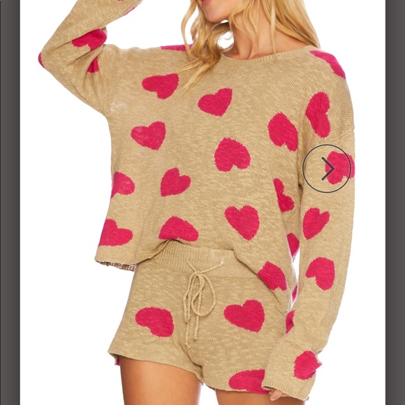 Iso Beach Riot Sandy Heart Sweater And 